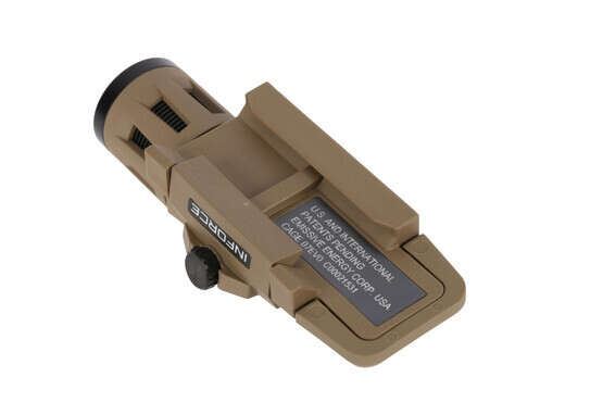 The Inforce wml fde has an ergonomic contoured design that is easy to use at any position on your rail